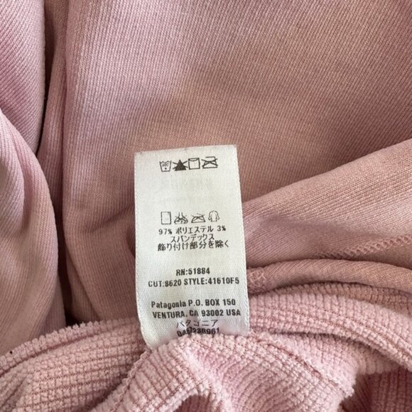 Womens Small Patagonia R5 Regulator 1/2 zip pullover light pink - Picture 4 of 5